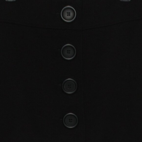 Ideology Black Size 4 Skirt w/Large Buttons - Picture 2 of 10